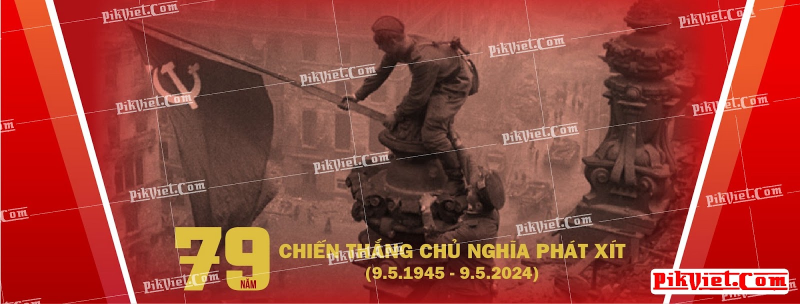 Banner kỷ niệm 79 năm chiến thắng phát xít 02