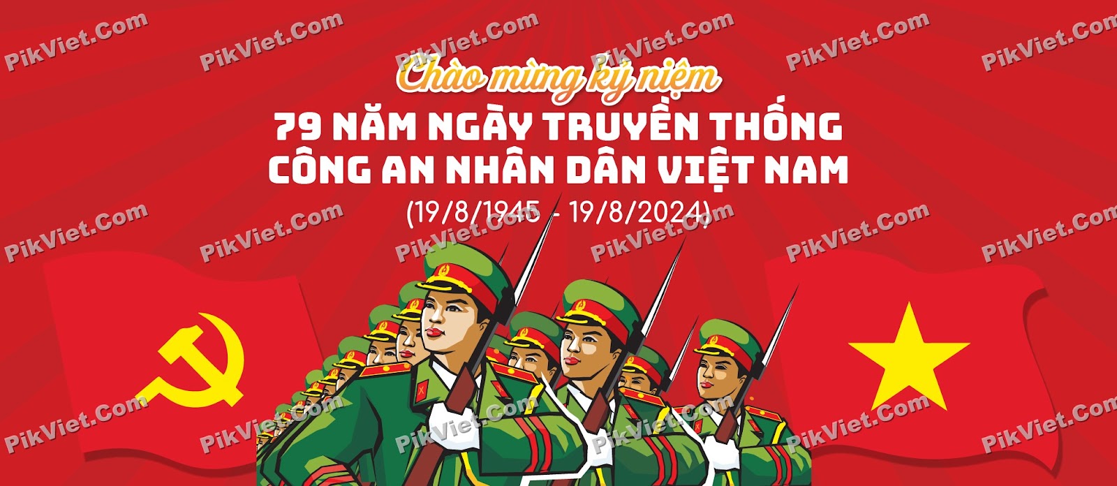 Banner Ngày truyền thống lực lượng công an nhân dân 02