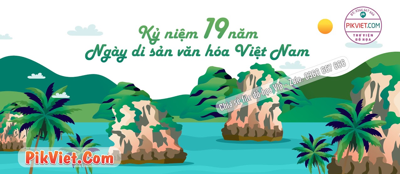 Banner Kỷ niệm 19 năm Ngày di sản văn hóa Việt Nam 03