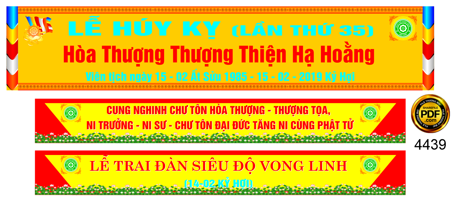 Lễ Húy Kỵ Hòa Thượng – Lễ Trai đàn siêu độ Corel