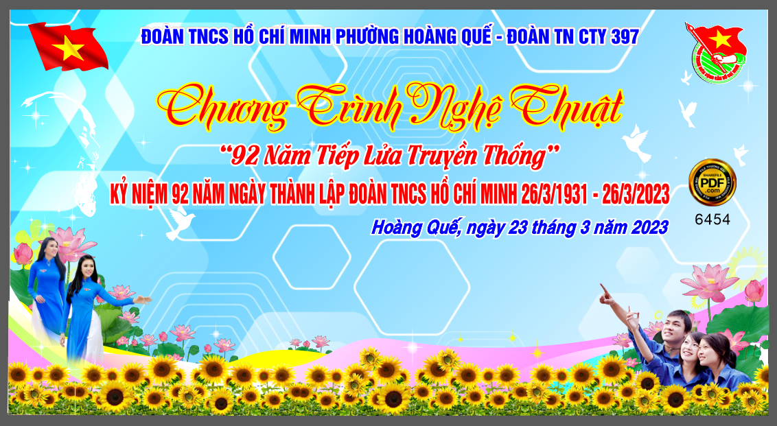 Market chương trình nghệ thuật kỷ niệm ngày 26/3 file corel x7