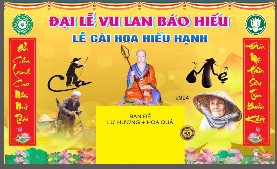 Market đại lễ vu lan báo hiếu lễ cài hoa hiếu hạnh file corel