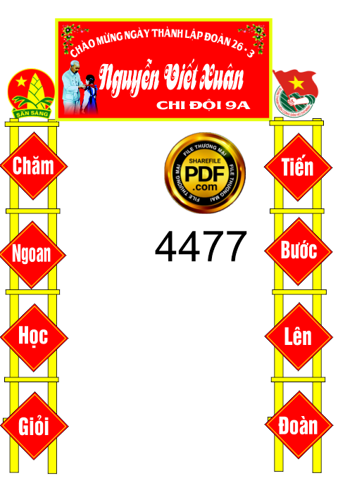 Một số market hội trại 26/3 năm 2019 #2 file corel