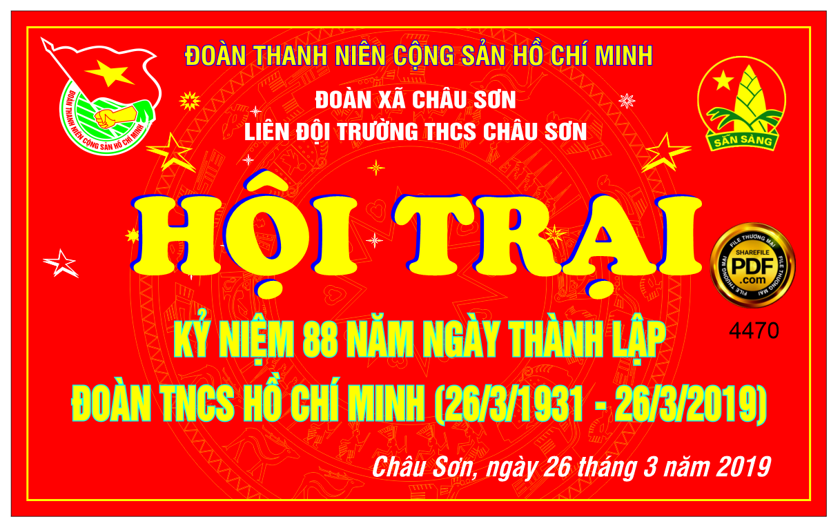 Hội Trại kỷ niệm 88 năm ngày thành lập đoàn CDR
