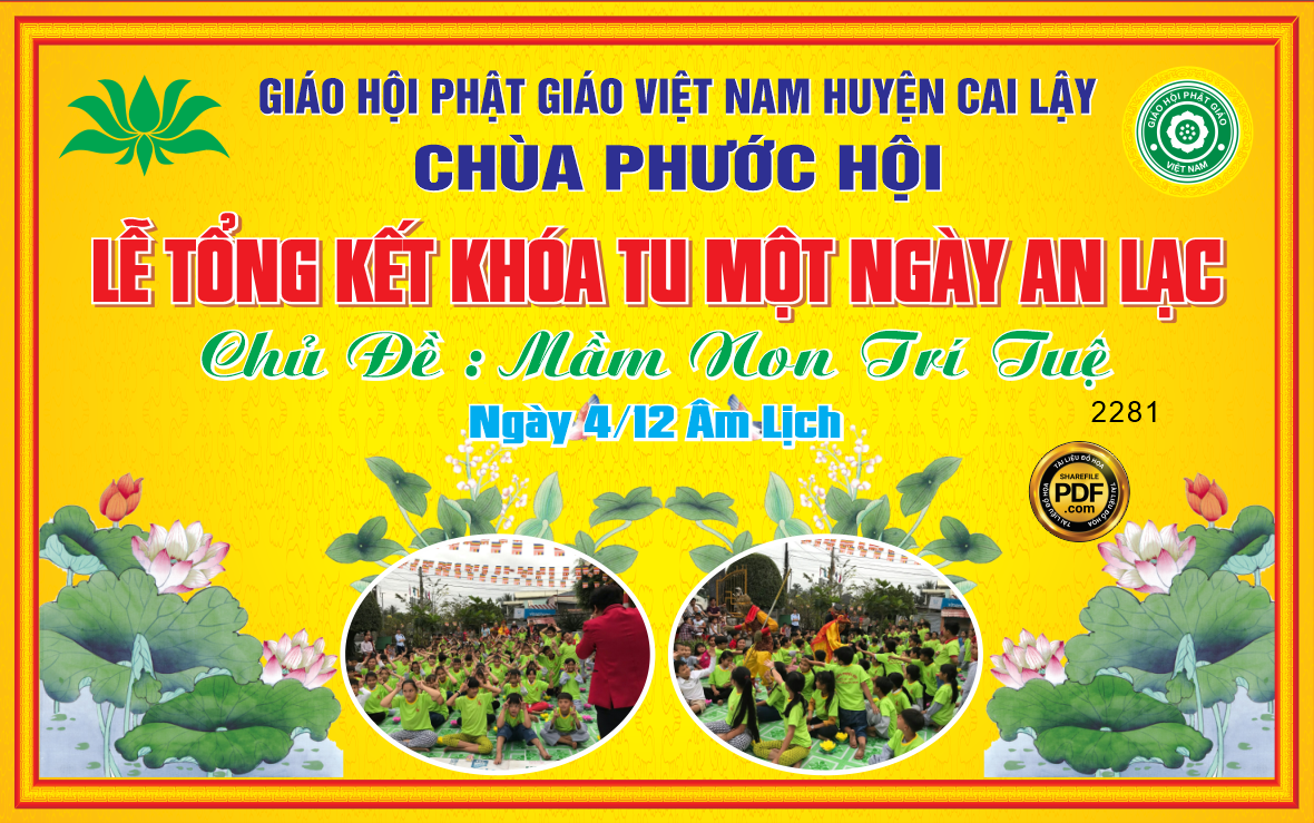 Market Lễ tổng kết khóa tu một ngày an lạc file CDR