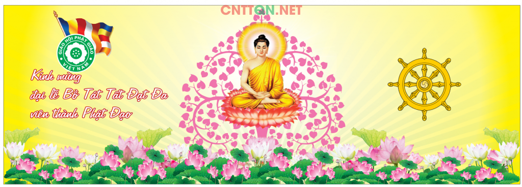 Kính mừng đại lễ bồ tát Tất Đạt Đa CorelDRAW