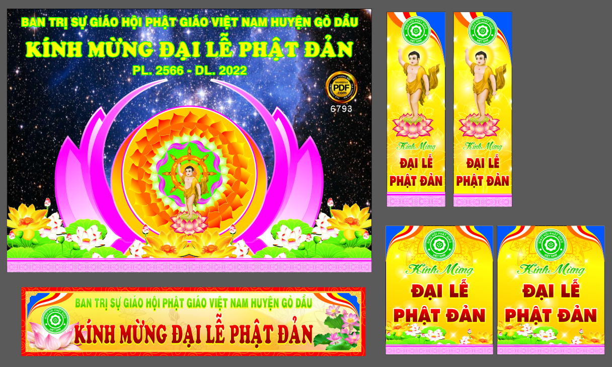 Market Kính mừng đại lễ Phật Đản huyện Gò Dầu