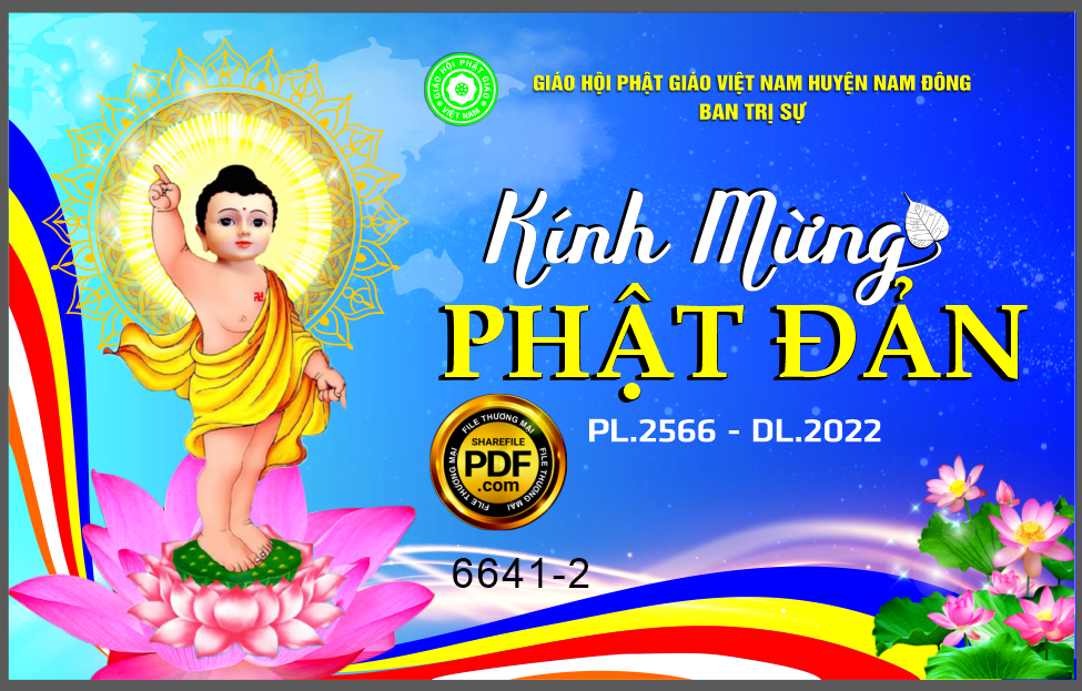 Market Kính Mừng Phật Đản huyện Nam Đông file corel