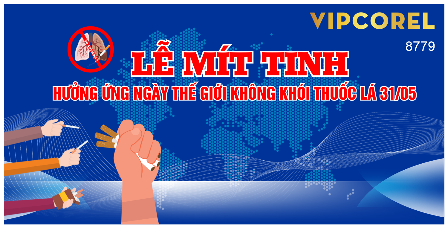Lễ mít tinh hưởng ứng ngày thế giới không khói thuốc lá