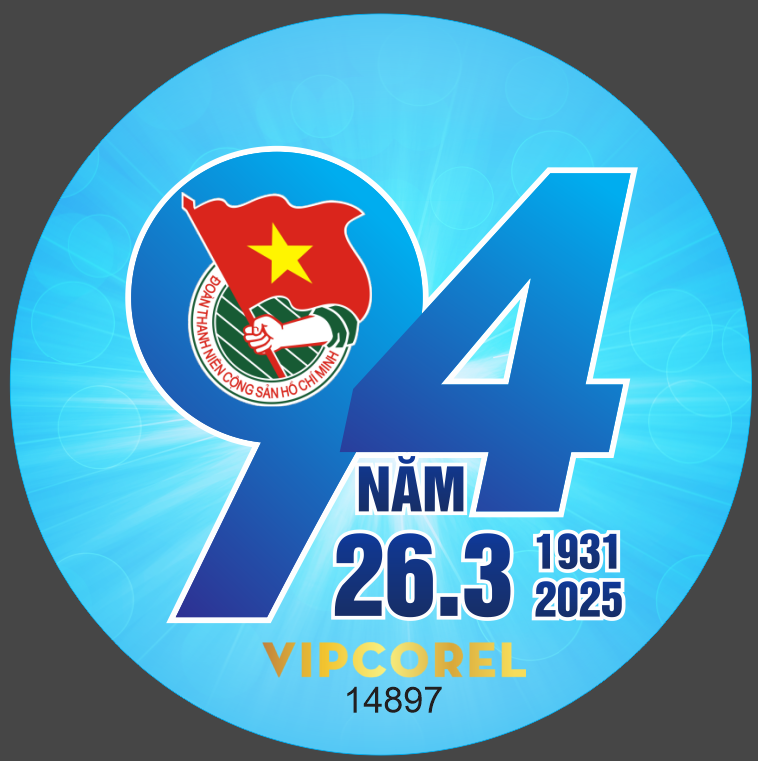 Logo kỷ niệm 94 năm thành lập đoàn Vector