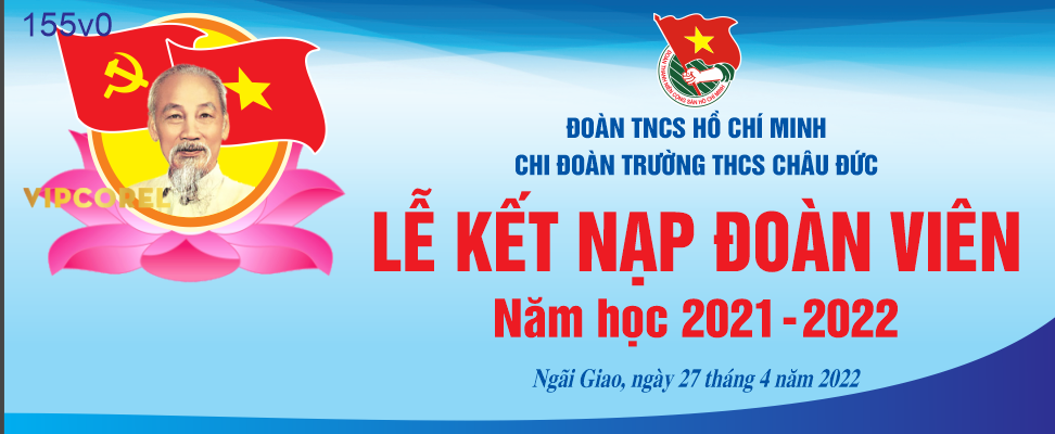 Background Lễ kết nạp đoàn viên Đoàn TNCS