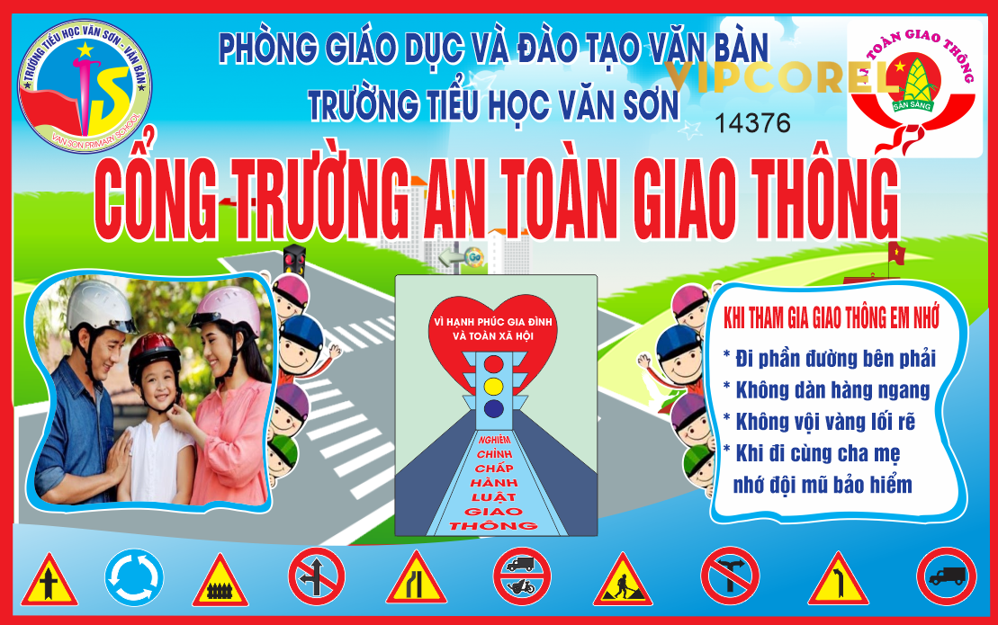 Một số market trang trí cổng trường tiểu học & THCS