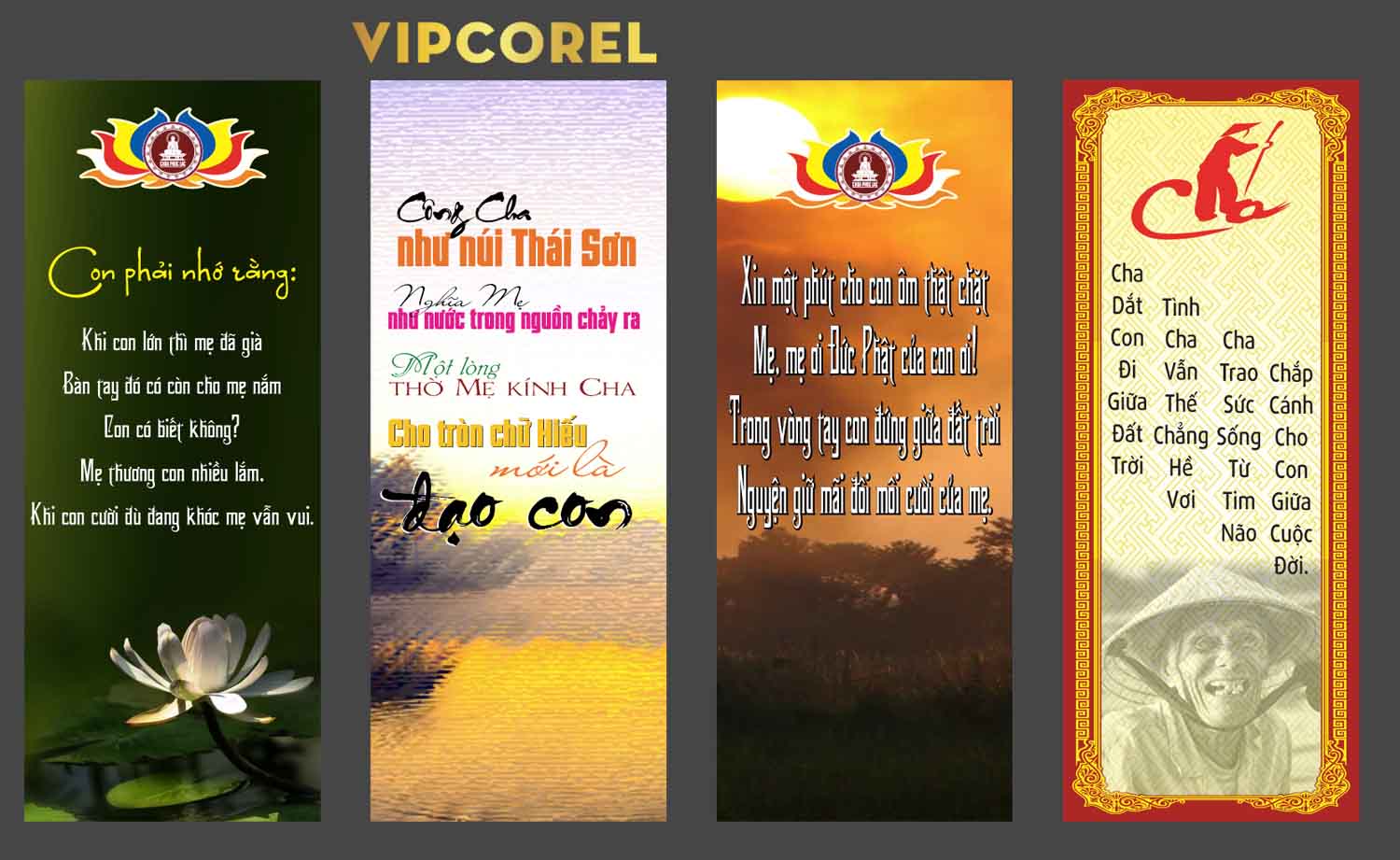 Tổng hợp phướn thả Lễ Vu Lan 2024 vector file corel