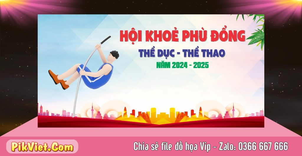 Mẫu backdrop phông nền thể thao năm 2025 #20 – 4775095