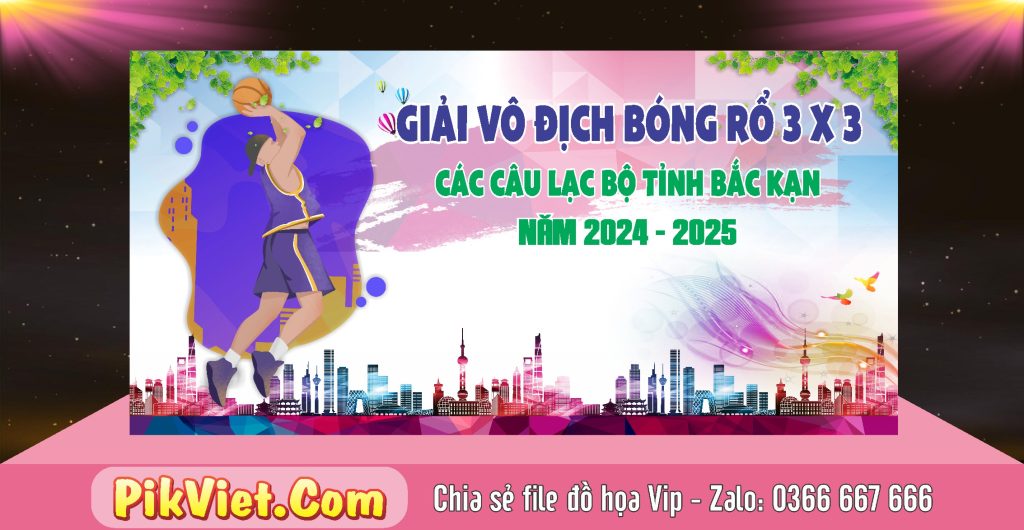 Mẫu backdrop phông nền thể thao năm 2025 #26