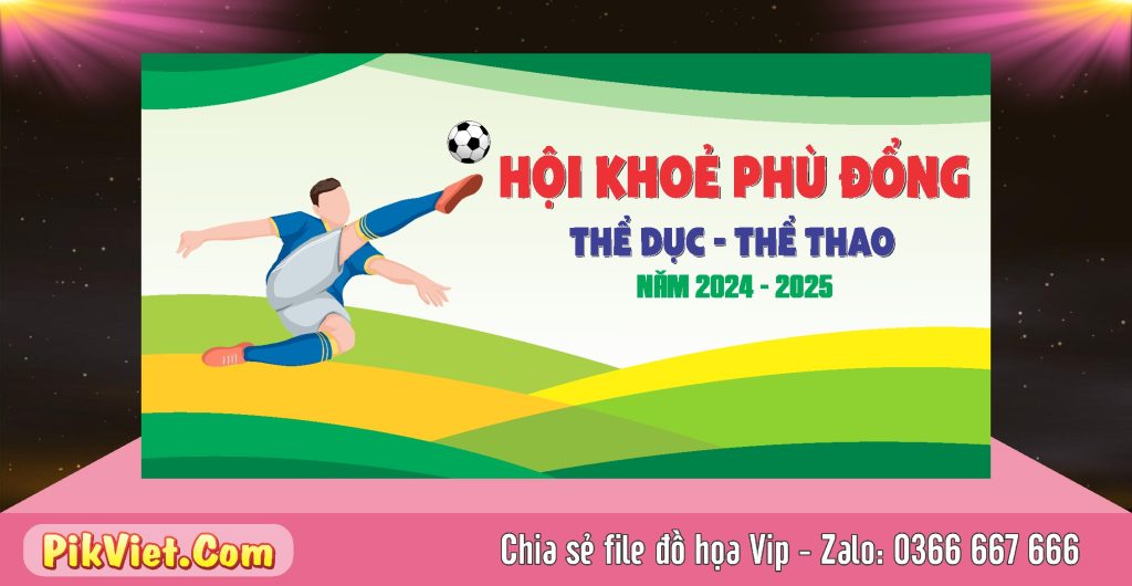 Mẫu backdrop phông nền thể thao năm 2025 #5 – 4775091