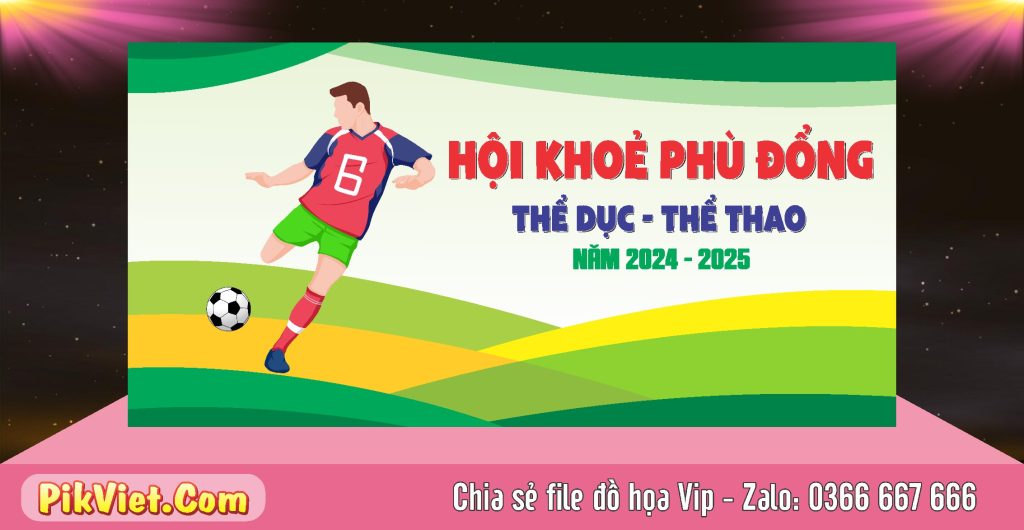 Mẫu backdrop phông nền thể thao năm 2025 #8 – 4775091