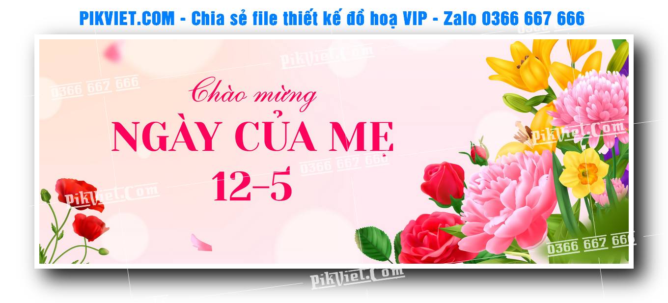Phông nền ngày của mẹ file vector 04