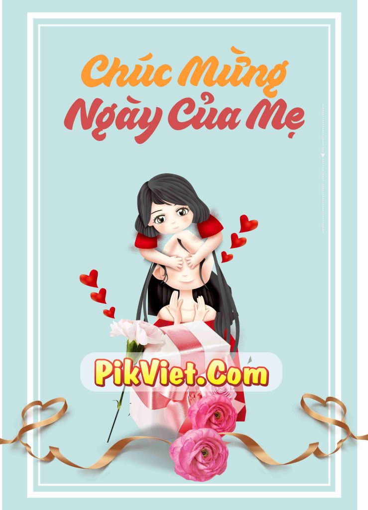 Phông nền ngày của mẹ file vector 08