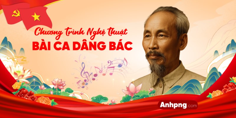 Ảnh Hồ Chí Minh đẹp và trang trọng cho thiết kế tuyên truyền nghệ thuật