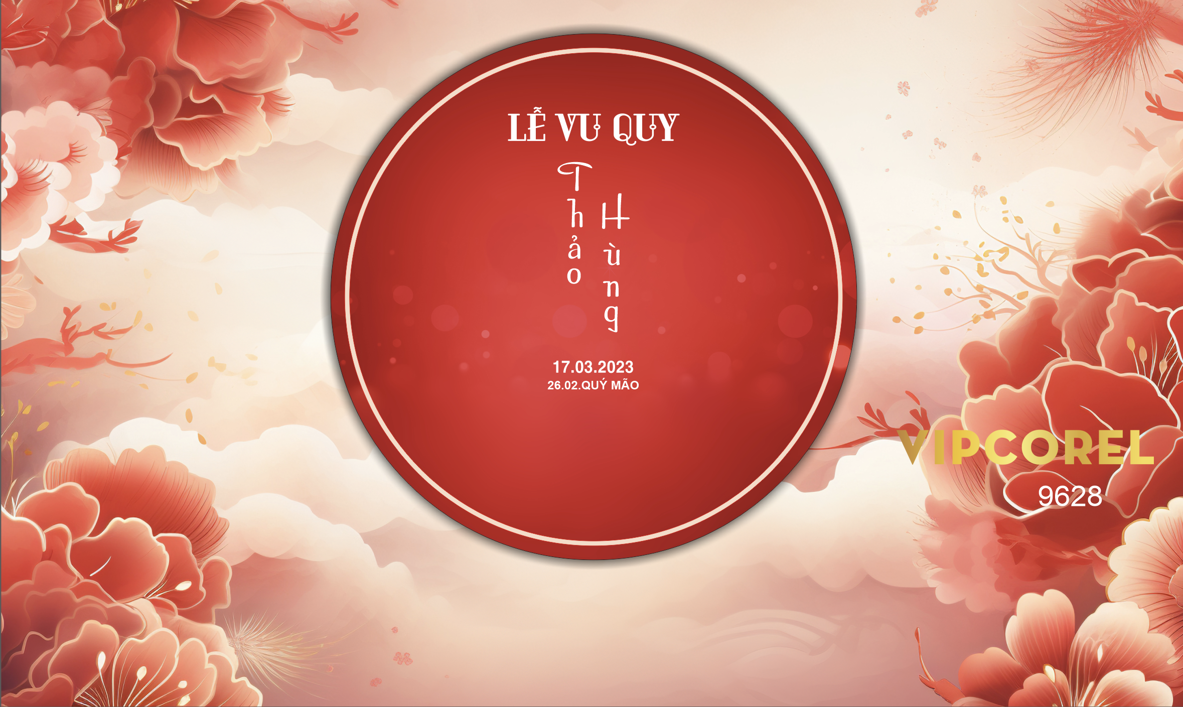 Backdrop sân khấu đám cưới 2024 vector #63