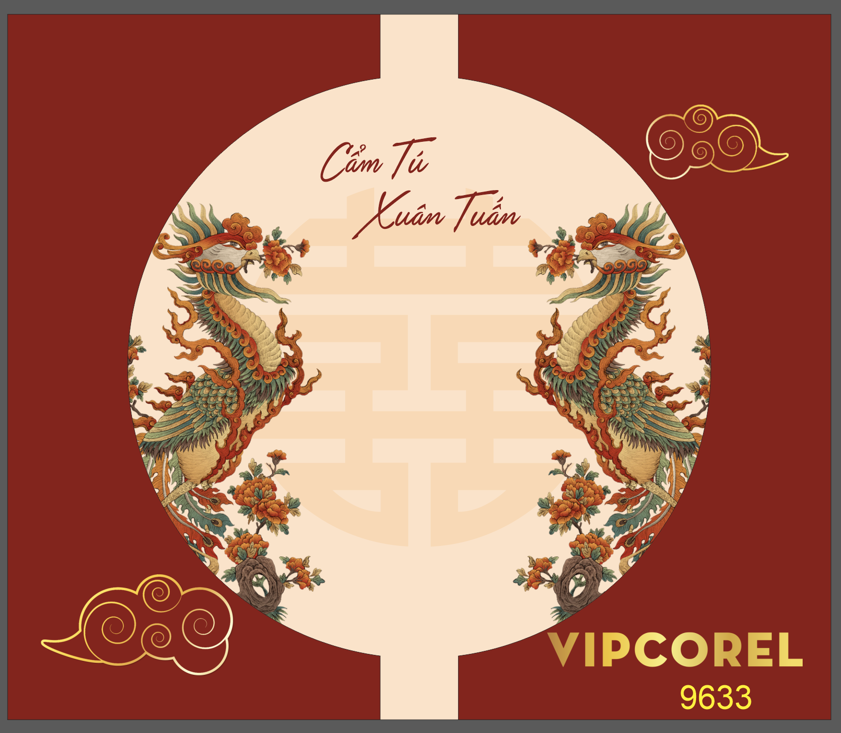 Backdrop sân khấu đám cưới 2024 vector #68