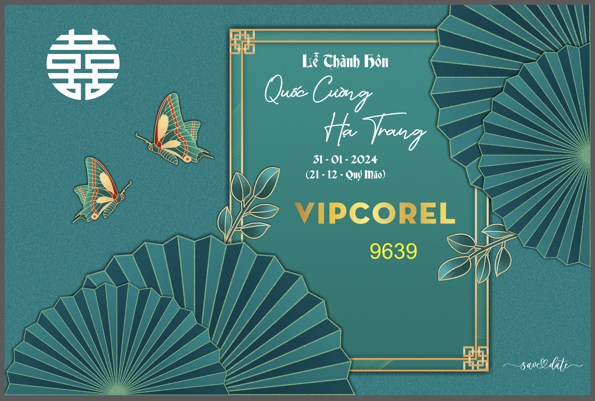 Backdrop sân khấu đám cưới 2024 vector #74