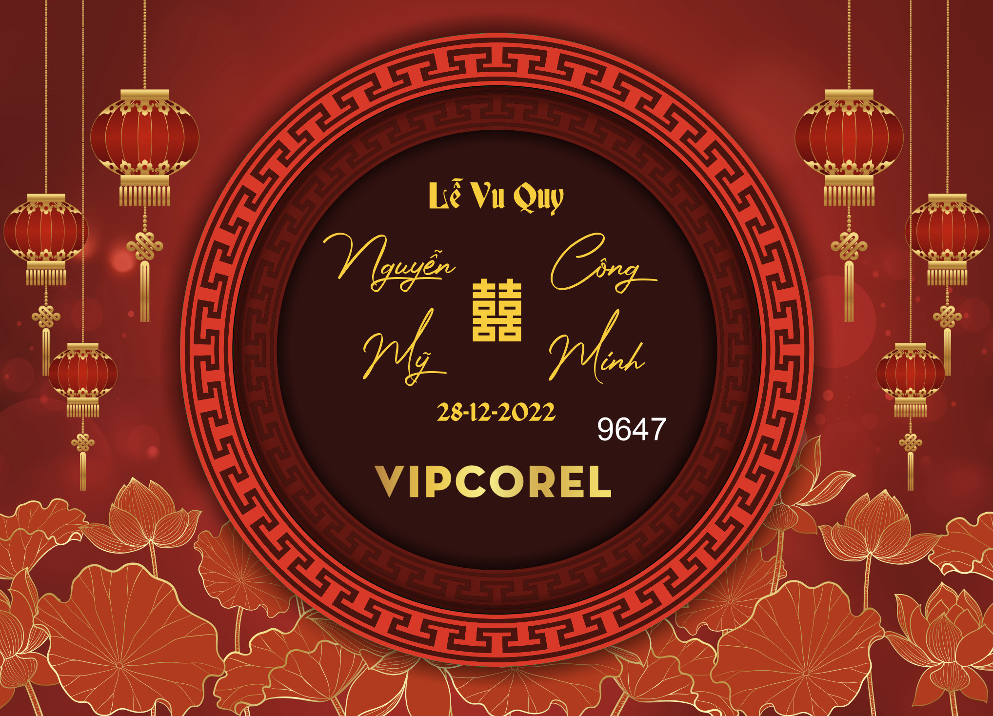 Backdrop sân khấu đám cưới 2024 vector #82