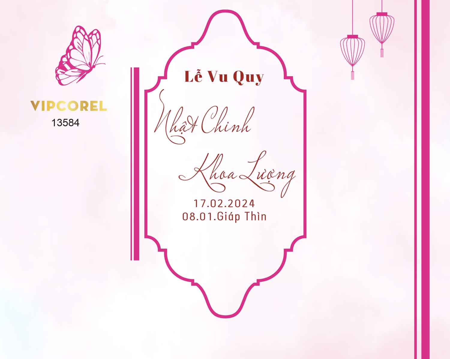 Backdrop sân khấu đám cưới 2024 vector #87