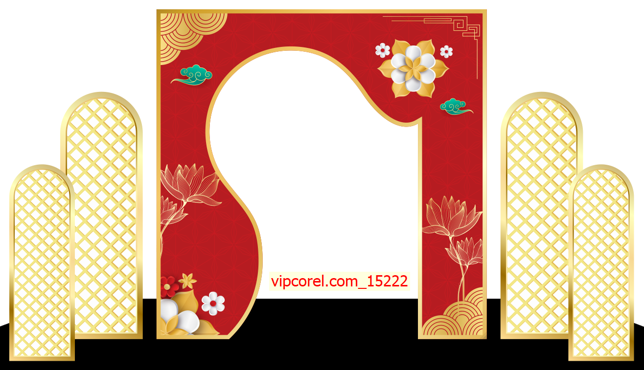 Backdrop trang trí đám cưới 2025 wedding vector #120
