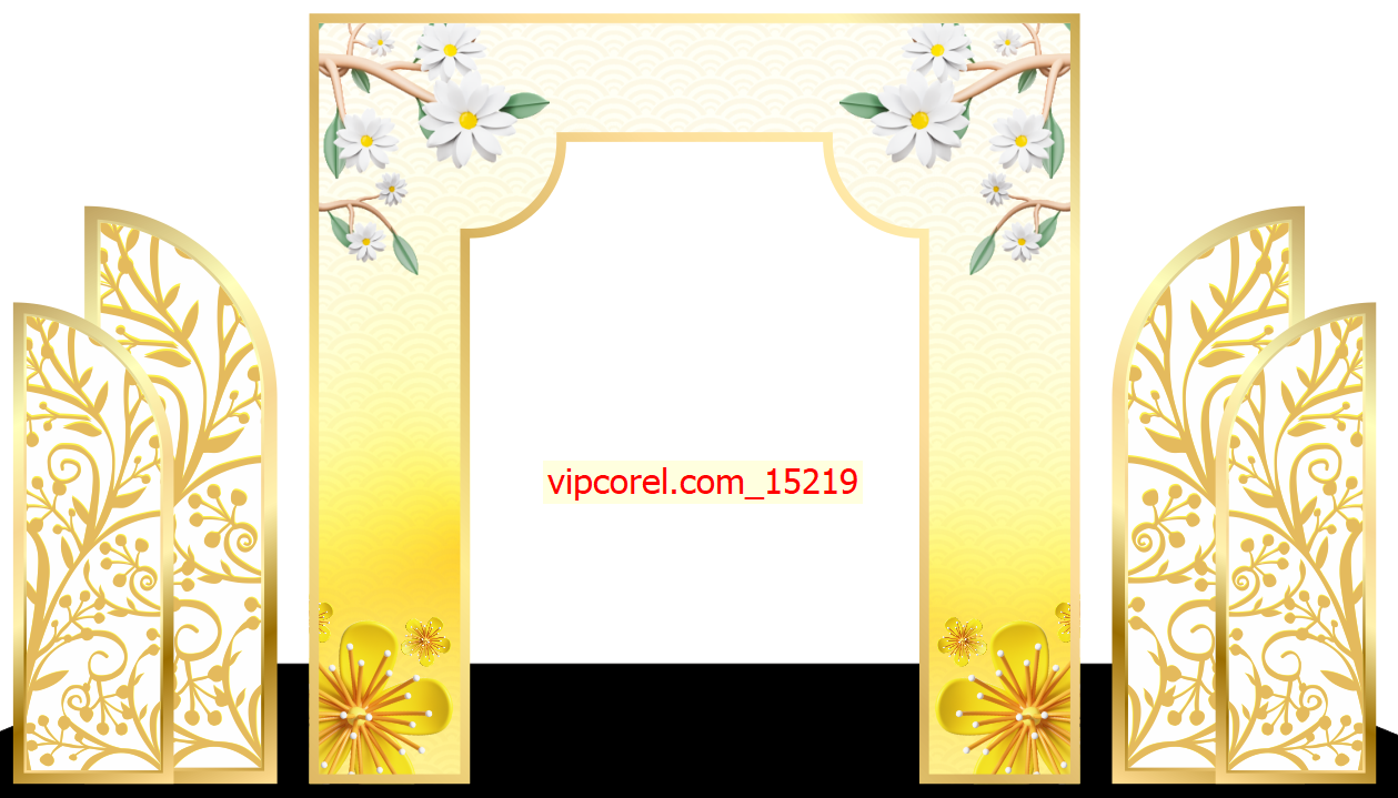 Backdrop trang trí đám cưới 2025 wedding vector #117