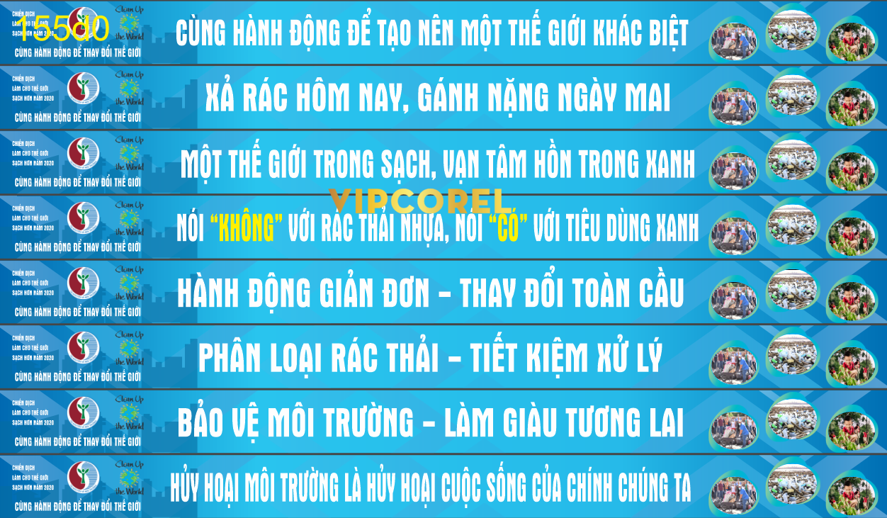 Băng rôn tuyên truyền bảo vệ môi trường #2