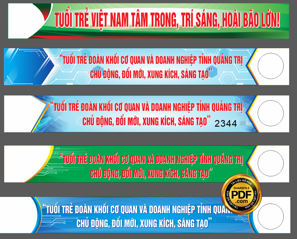 Băng rôn chào mừng đại hội Đoàn TNCS Hồ Chí MInh nhiệm kỳ 2022 – 2027