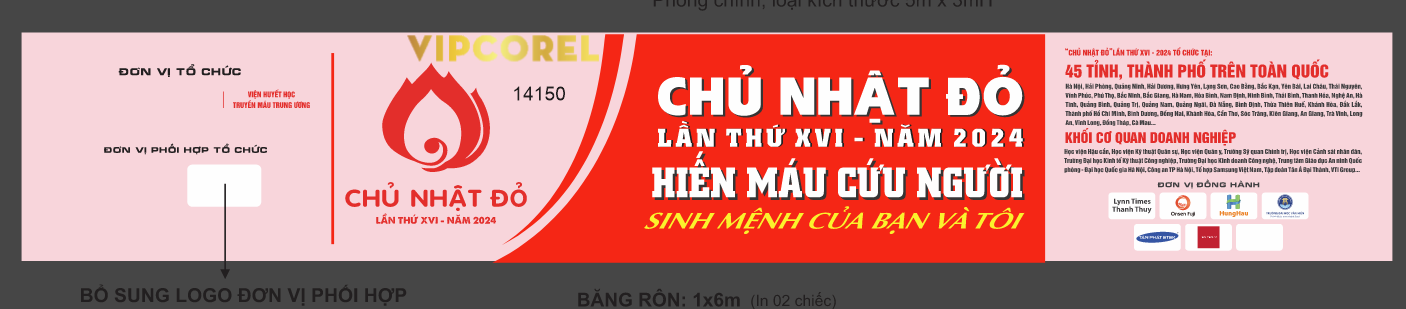 Market chủ nhật đỏ Hiến máu cứu người file vector