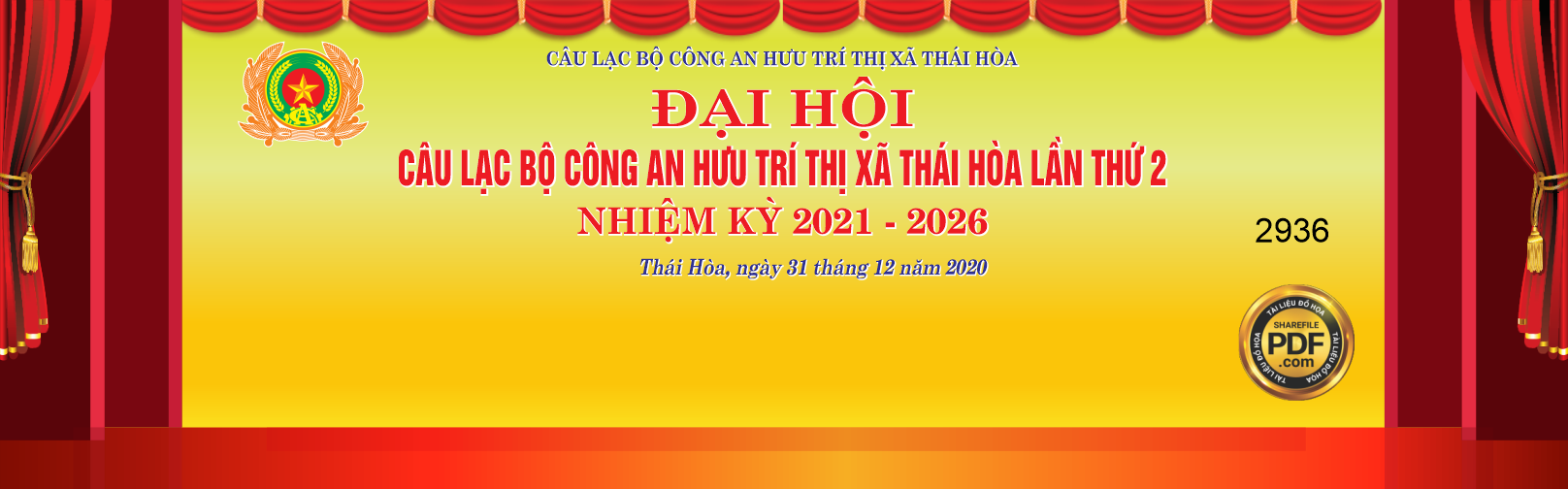 Market Đại hội CLB công an hưu trí thị xã Thái Hòa file corel