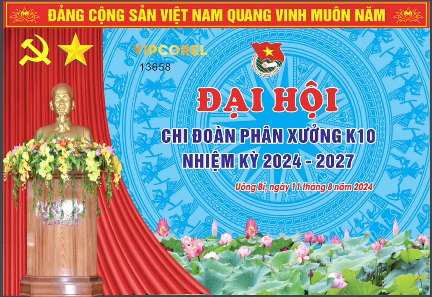 Market Đại hội chi đoàn phân xưởng K10 file corel