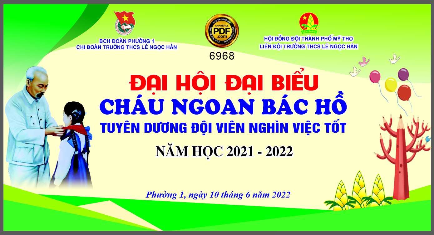 Market đại hội đại biểu cháu ngoan Bác Hồ file corel