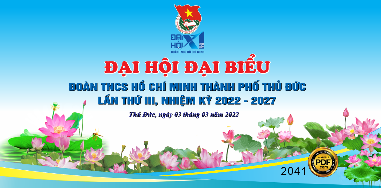 Market sân khấu Đại hội đoàn TNCS Hồ Chí Minh TP. Thủ Đức #2