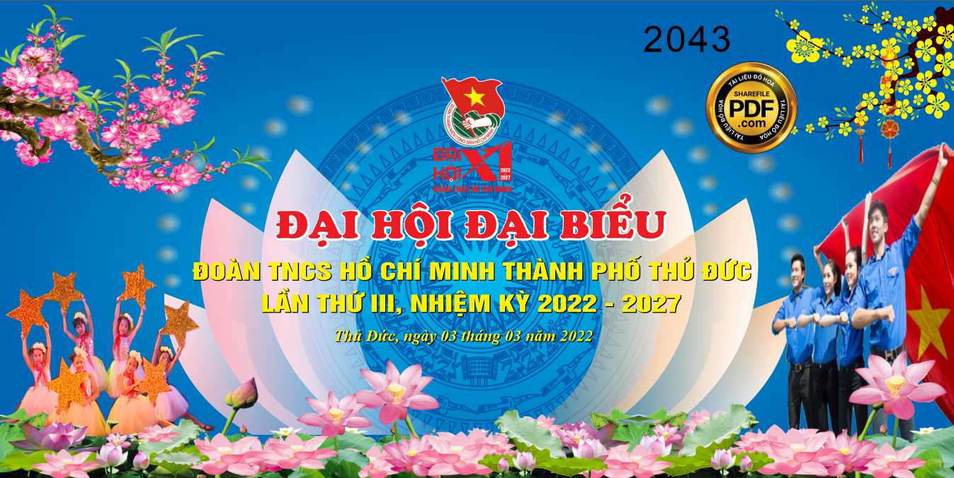 Market sân khấu Đại hội đoàn TNCS Hồ Chí Minh TP. Thủ Đức #4