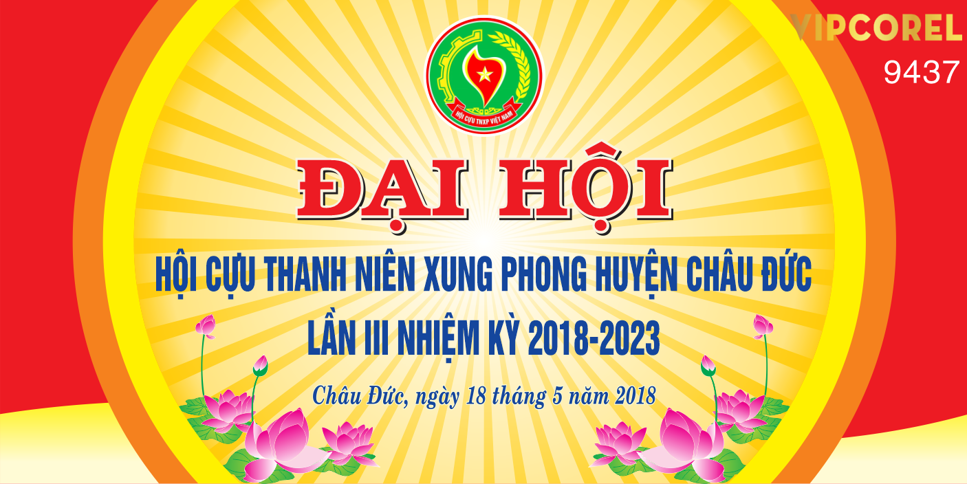 Đại hội hội hội cựu thanh niên xung phong file vector