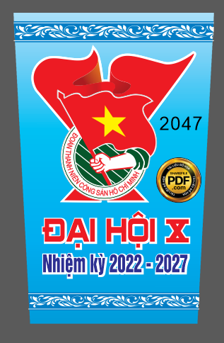 Trang trí bục phát biểu đại hội Đoàn TNCS Hồ Chí MInh