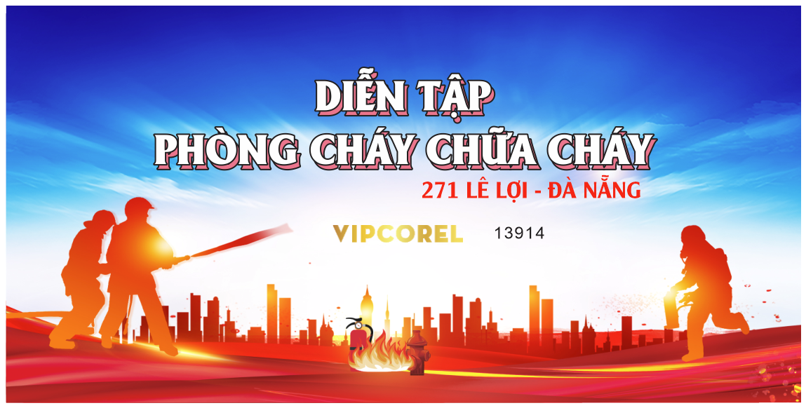 Market Diễn tập Phòng cháy chữa cháy file corel x7