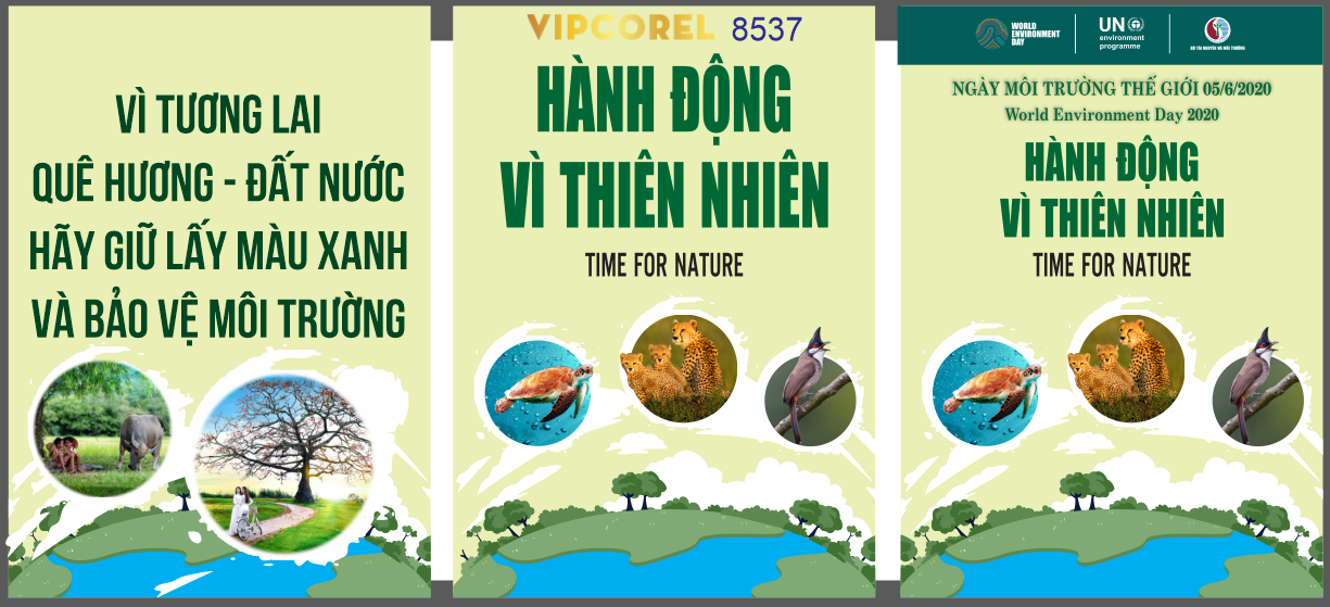 Pano hành động vì thiên nhiên – bảo vệ môi trường