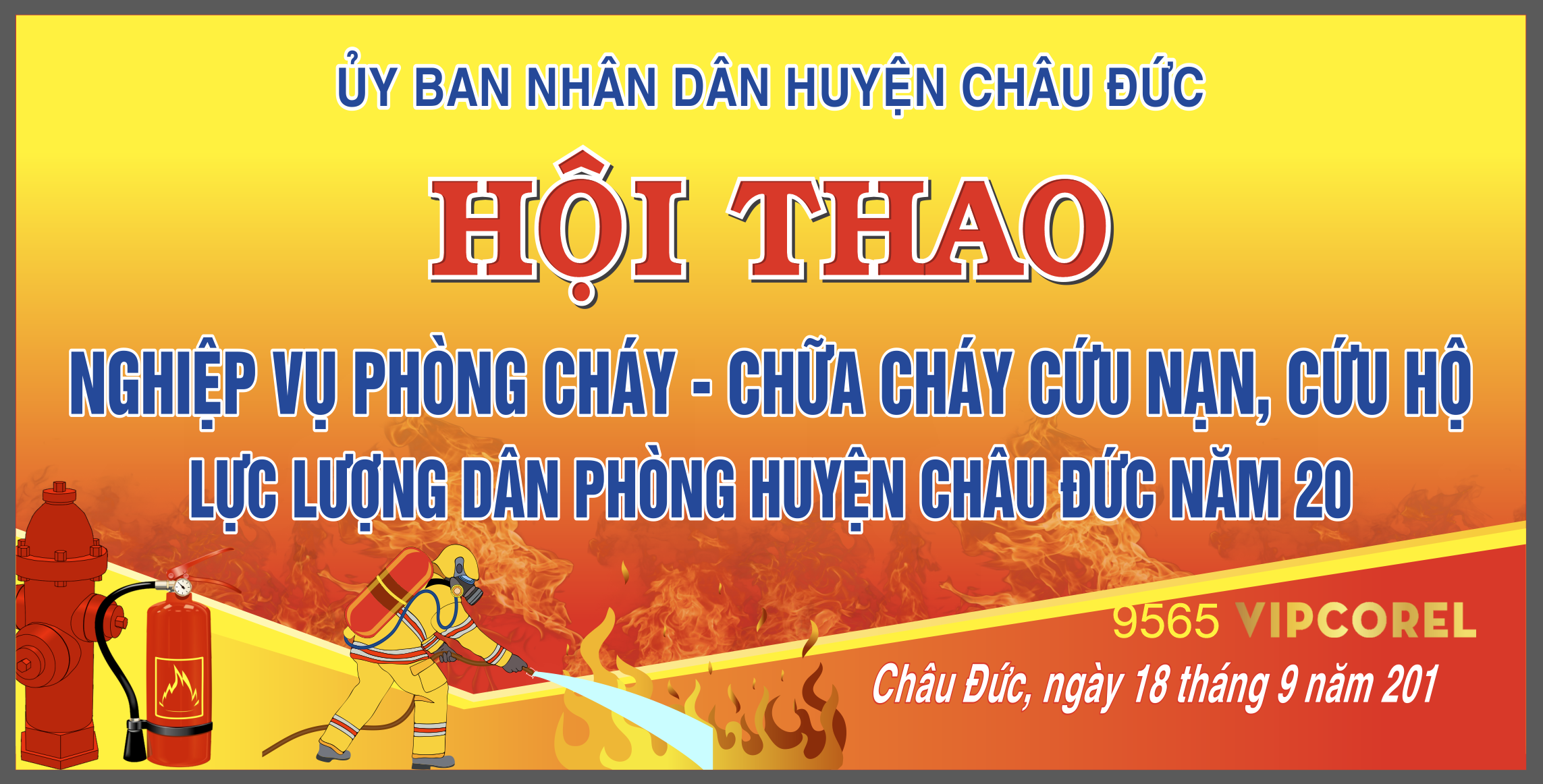 Market Hội thao Nghiệp vụ phòng cháy 2024 corel