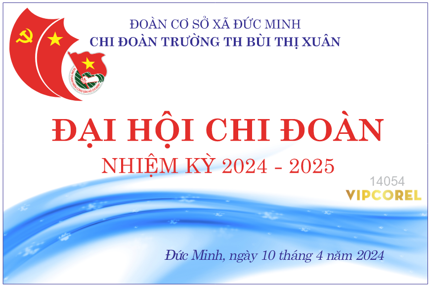 Market background Đại hội chi đoàn file corel