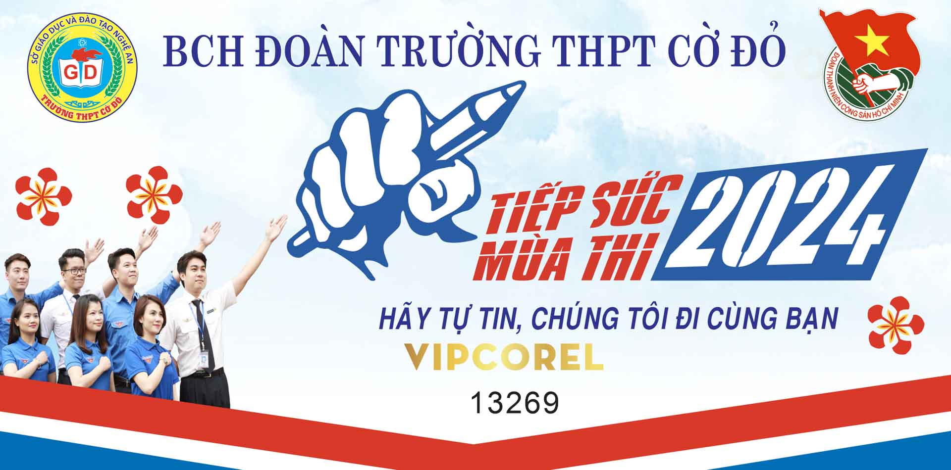 Market Tiếp sức mùa thi trường THPT Cờ Đỏ file corel