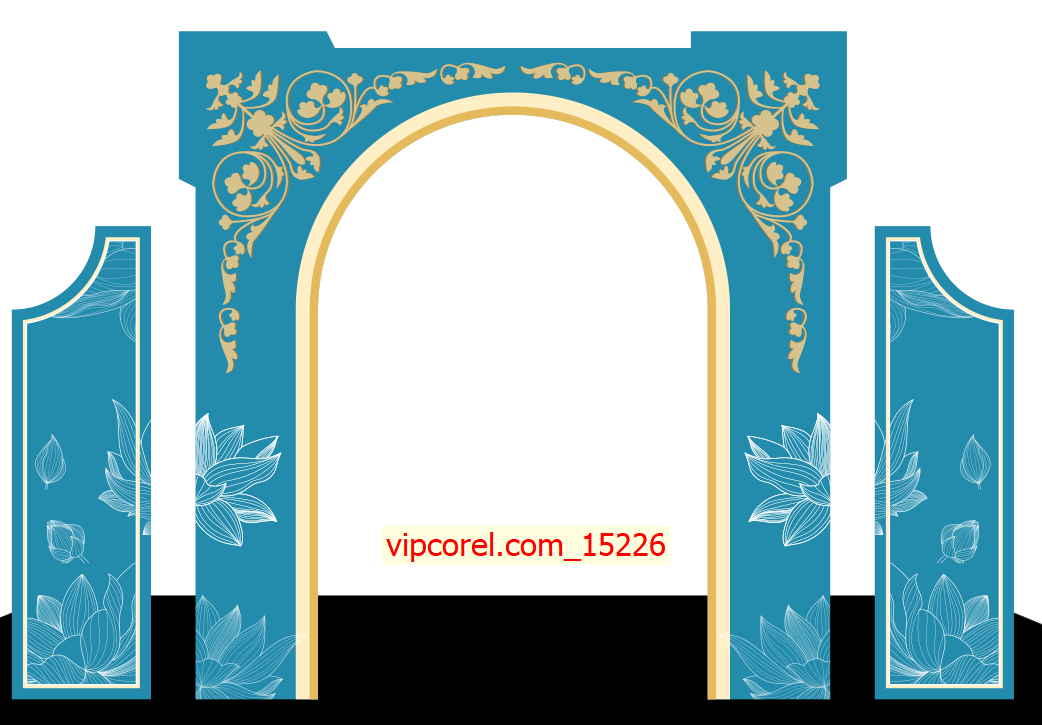 Backdrop trang trí đám cưới 2025 wedding vector #124