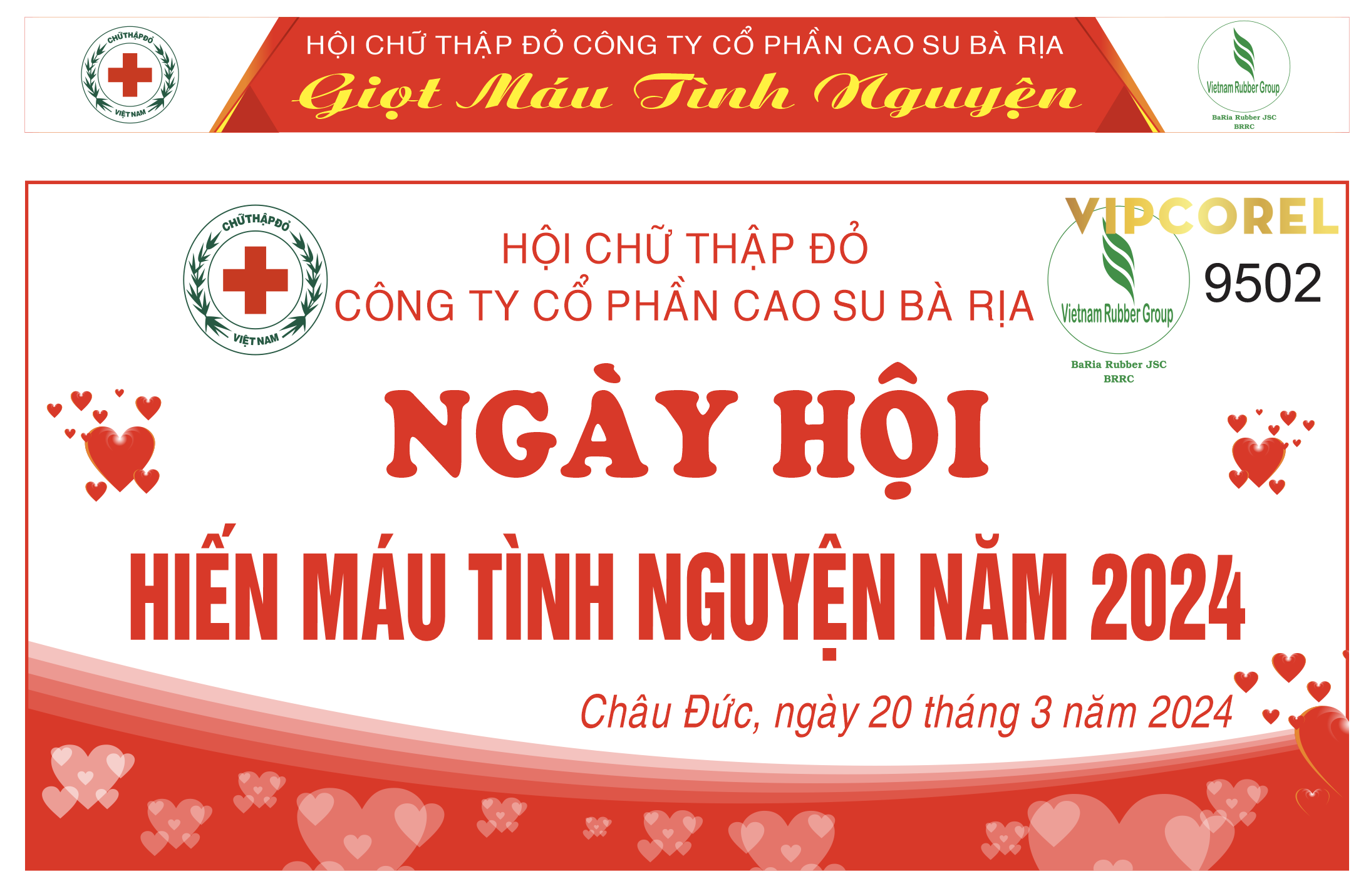 Market ngày hội hiến máu tình nguyện năm 2024