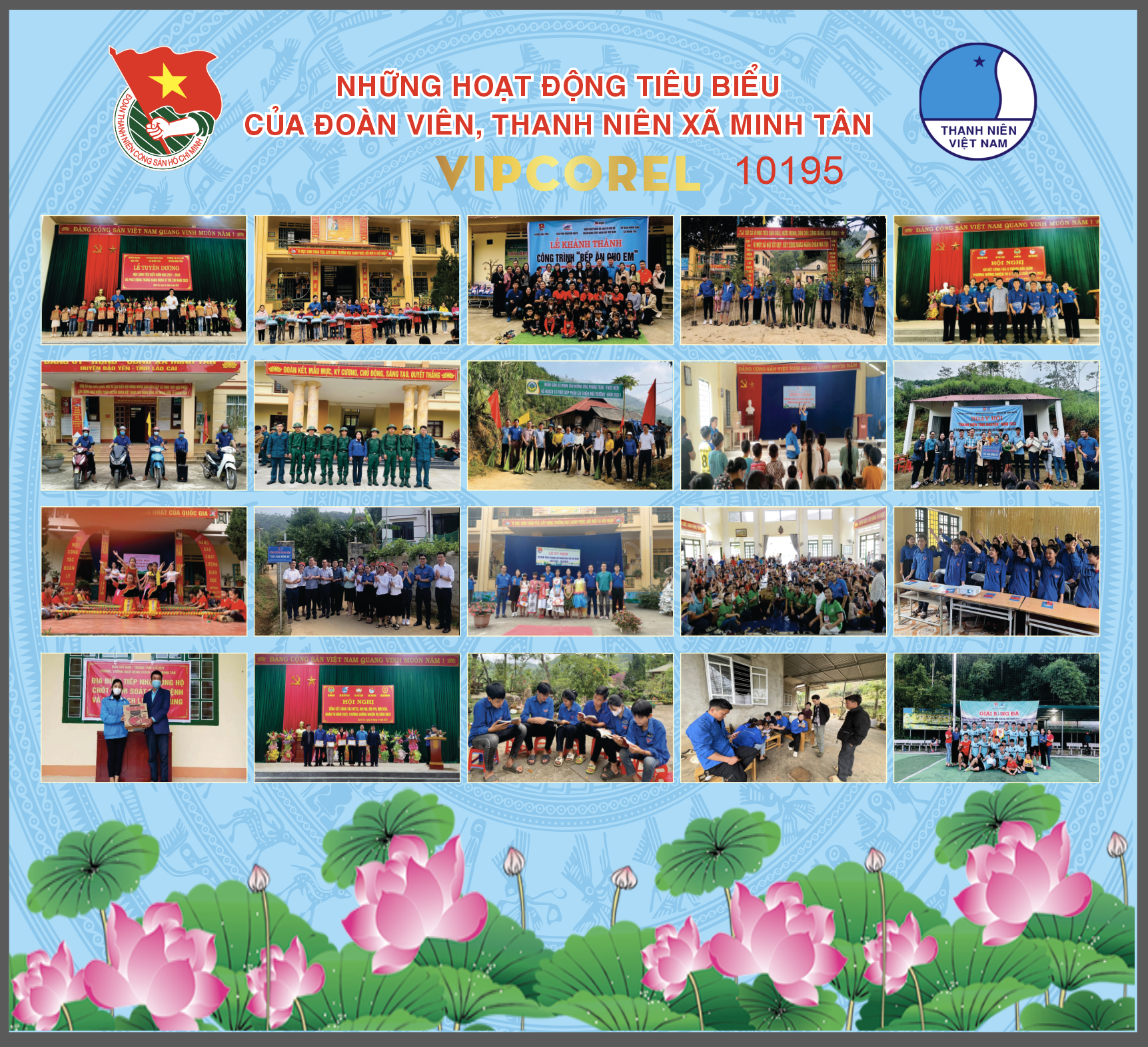 Những hoạt động tiêu biểu của đoàn viên thanh niên