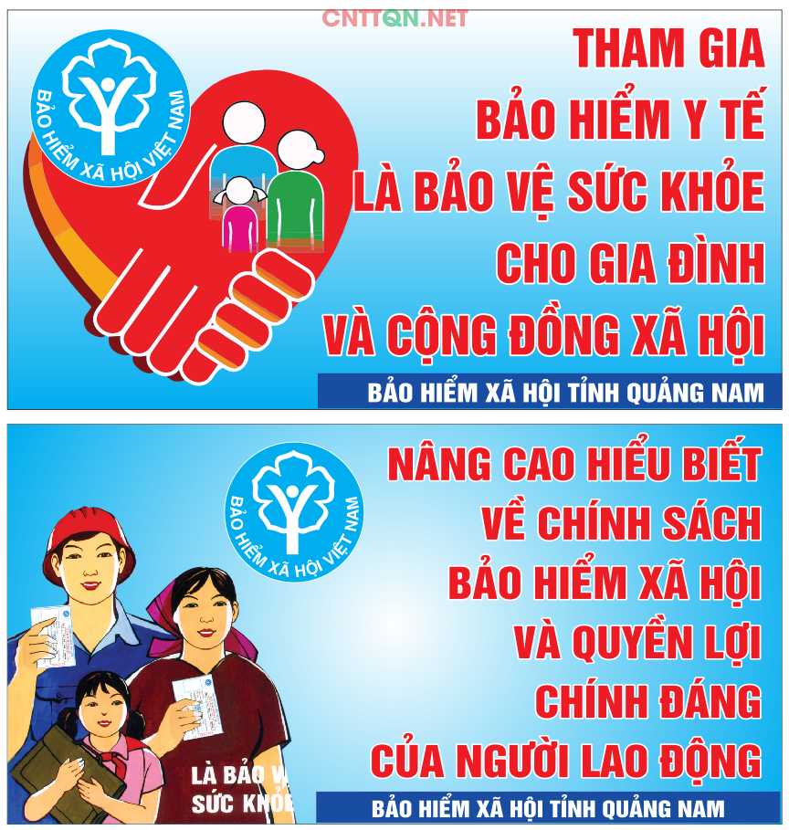 Bảng biển – Pano bảo hiểm xã hội tỉnh Corel